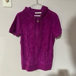 Vintage old navy purple velour